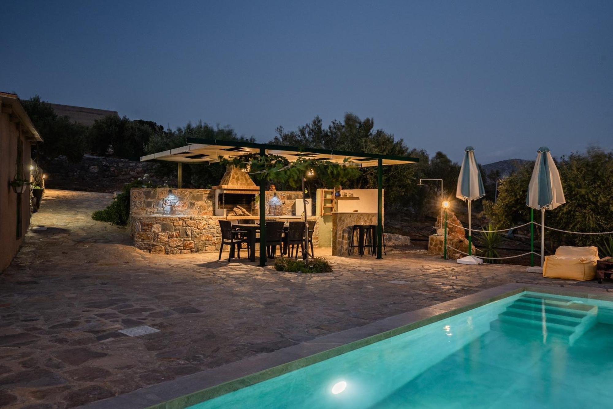 Villa Aktis With Freshwater Pool And Sea View Sissi Exterior foto