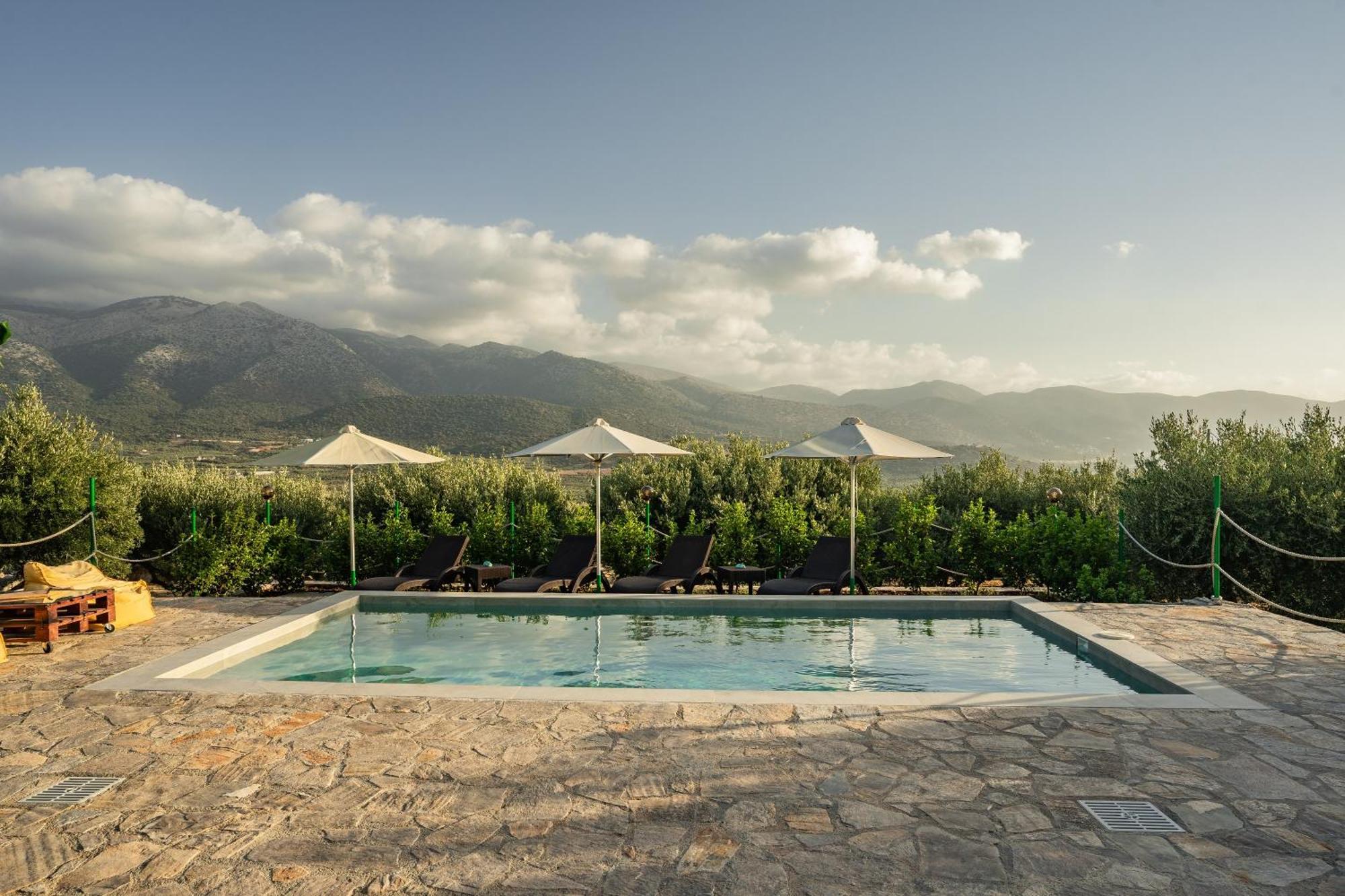 Villa Aktis With Freshwater Pool And Sea View Sissi Exterior foto