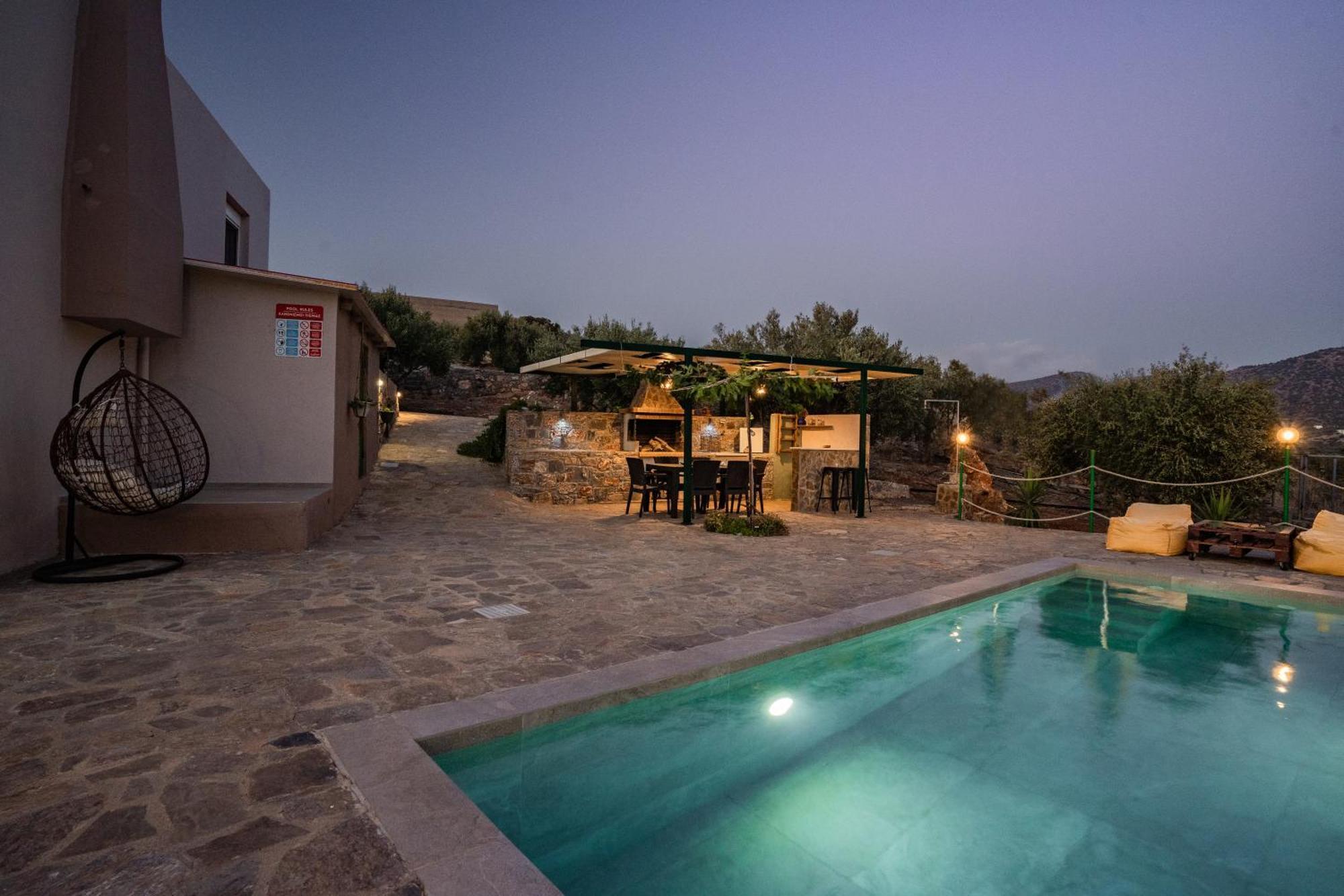 Villa Aktis With Freshwater Pool And Sea View Sissi Exterior foto